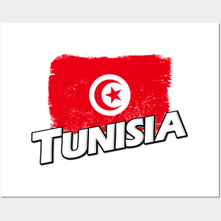 Tunisia flag Posters and Art